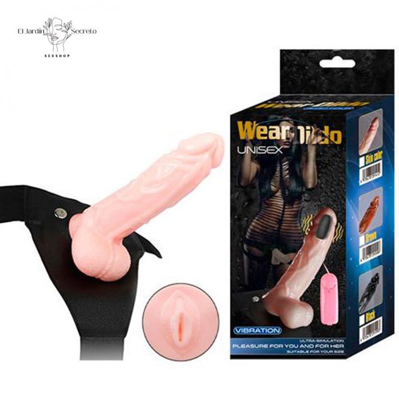 Arnés Dildo 12cm Vibrador Fuck My Pussy Strap On Para Hombre