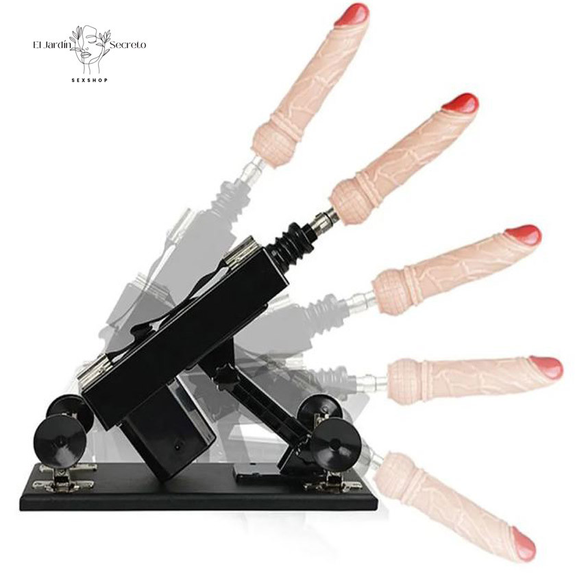 Sex Machine Maquina Sexual automática con 2 Dildos 4 Sex Machine Maquina Sexual automática con 2 Dildos