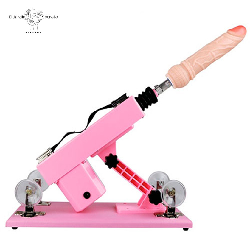 Sex Machine Maquina Sexual automática Pink Extension 4 Dildos 3 Sex Machine Maquina Sexual automática Pink Extension 4 Dildos