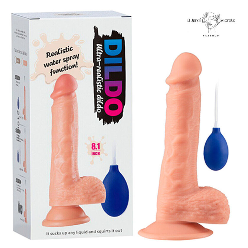 Dildo 20cm Realista con Eyaculacion Realistic Ejaculating Dildo 1 Dildo 20cm Realista con Eyaculacion Realistic Ejaculating Dildo