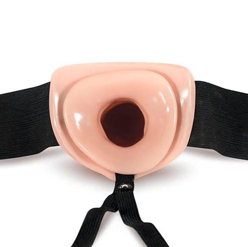 Arnés Strap On Para Hombre Dildo Hueco 19cm Dr Skin 7 Hollow Strap On Blush