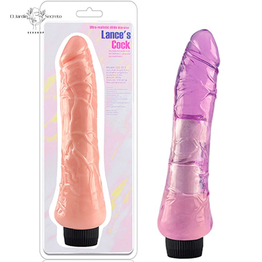 Vibrador Rosa 23cm Recargable Vibrador Punto G