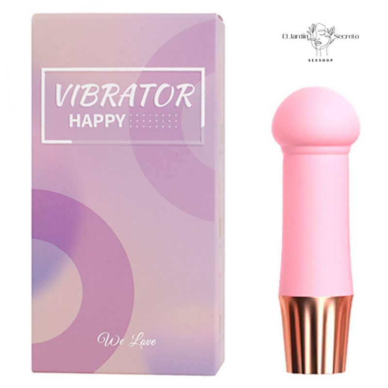 Mini Vibrador Bala 10cm Recargable Mushroom Wand Lilo