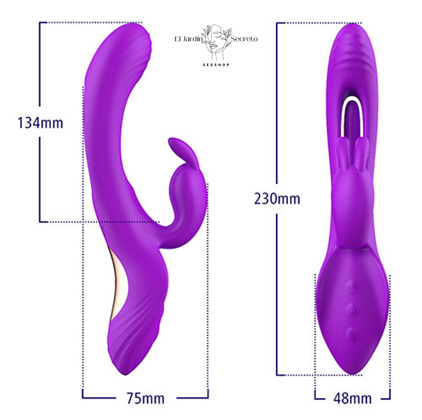 Vibrador 23cm Punto G y Clítoris Efecto Aleteo Cassia Pink Sex Toys 5 Vibrador 23cm Punto G y Clítoris Efecto Aleteo Cassia Pink Sex Toys