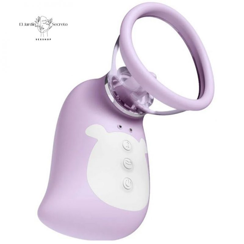 Vibrador y Succionador de Clítoris Rotación Penguin Pump And Tongue