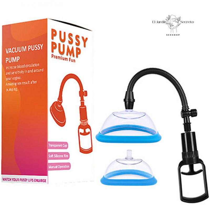 Bomba Vaginal Azul estimulador succionador de clítoris