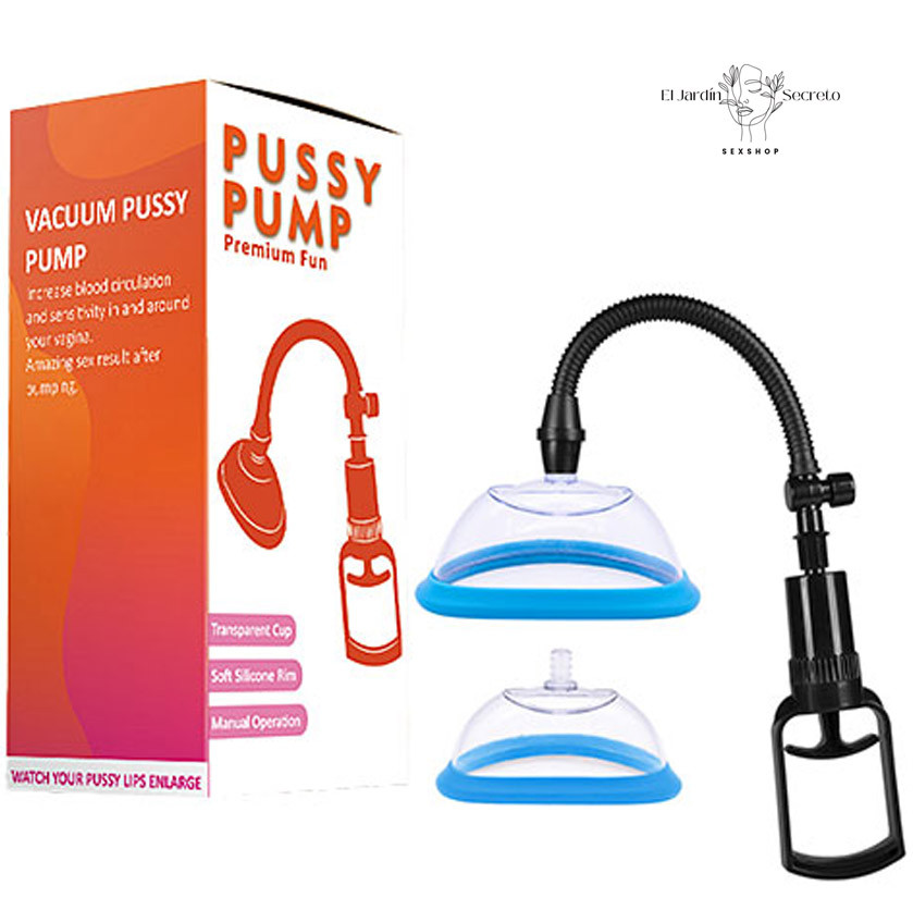 Bomba Vaginal Azul estimulador succionador de clítoris 1 Bomba Vaginal Azul estimulador succionador de clítoris