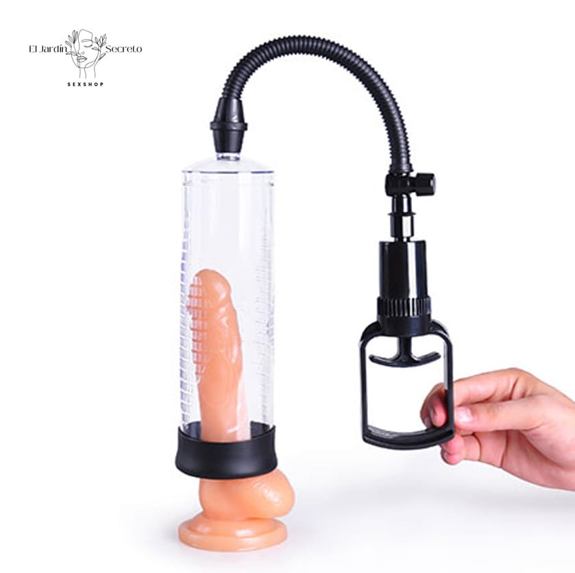 Bomba de Succión para pene Bomba Transparente con Piston