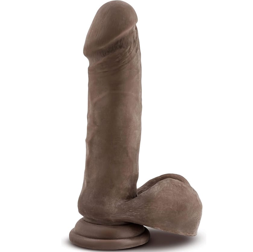 Dildo Consolador 20cm Chocolate Sensa Feel Dildo Blush Novelties