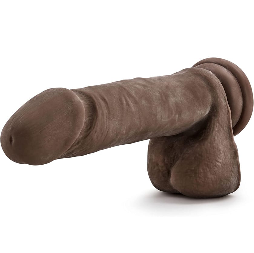 Dildo Consolador 20cm Chocolate Sensa Feel Dildo Blush Novelties