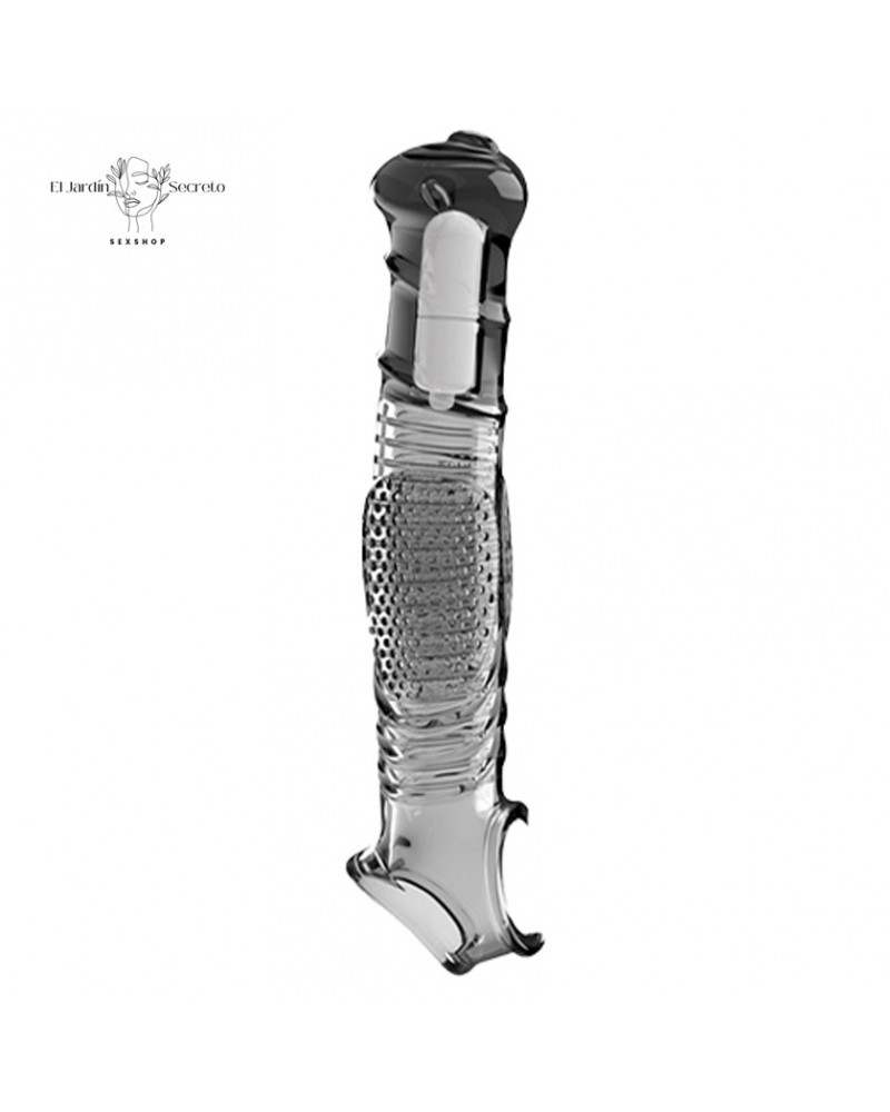 funda extension 22cm vibrador para tu pene winged dog wolf