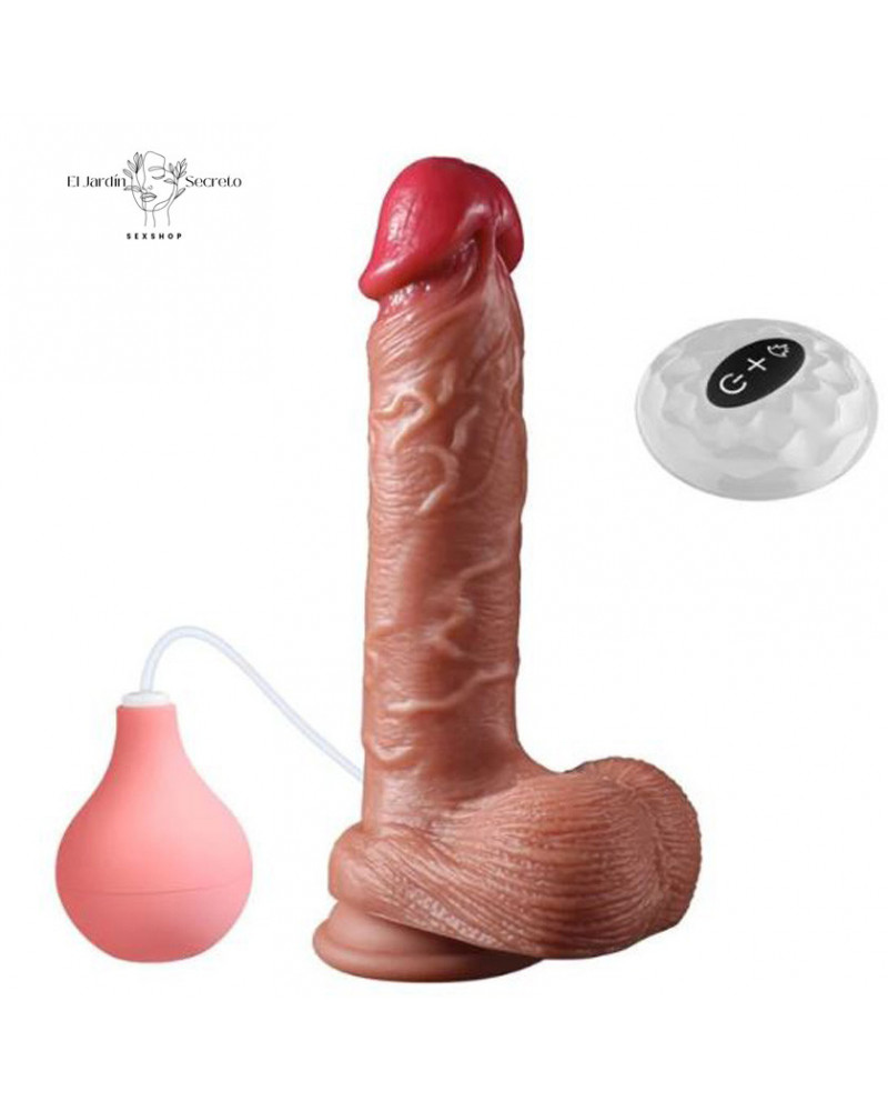 vibrador eyaculador realista 22cm dragon spring water