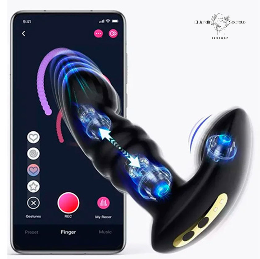 Vibrador estimulador de clítoris y Punto G Jive Black Magic