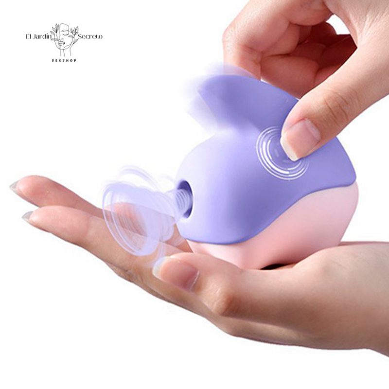 Succionador vibrador de Clítoris con Aplicación Unicorn Purple Magic Motion