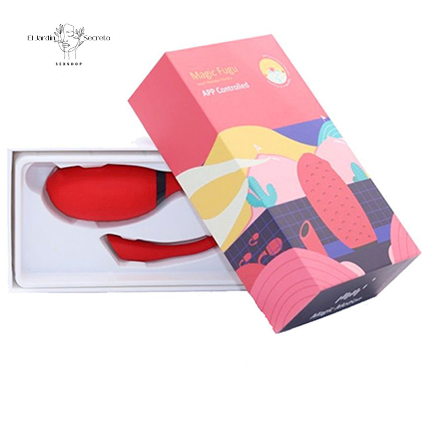 Vibrador para Clítoris y Punto G con Aplicación Fugu Red Magic Motion 3 Vibrador para Clítoris y Punto G con Aplicación Fugu Red Magic Motion