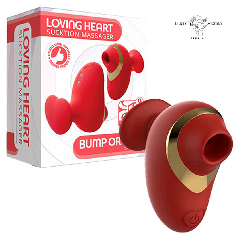 Succionador y Vibrador para Clítoris Heart Shaped Suction Massager 1 Succionador y Vibrador para Clítoris Heart Shaped Suction Massager