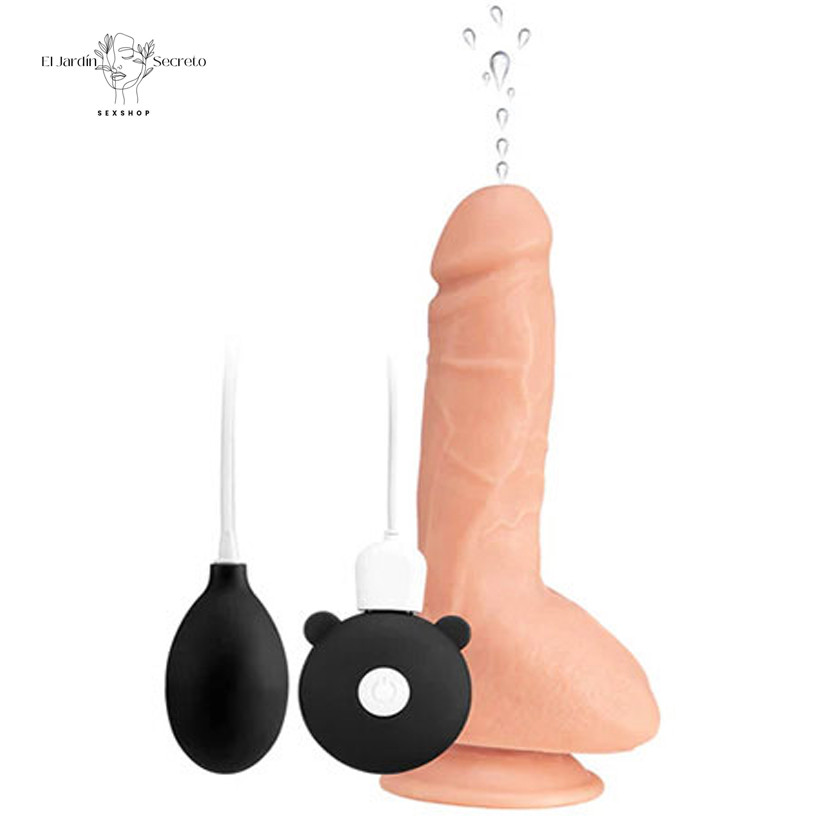 Vibrador 23cm Eyaculador X-Men Vibrating Realistic Ejaculating