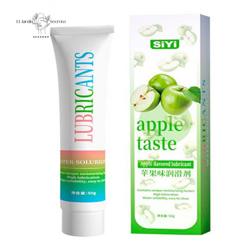 Lubricante Base Agua Sabor Manzana Lub Taste of Apple Siyi