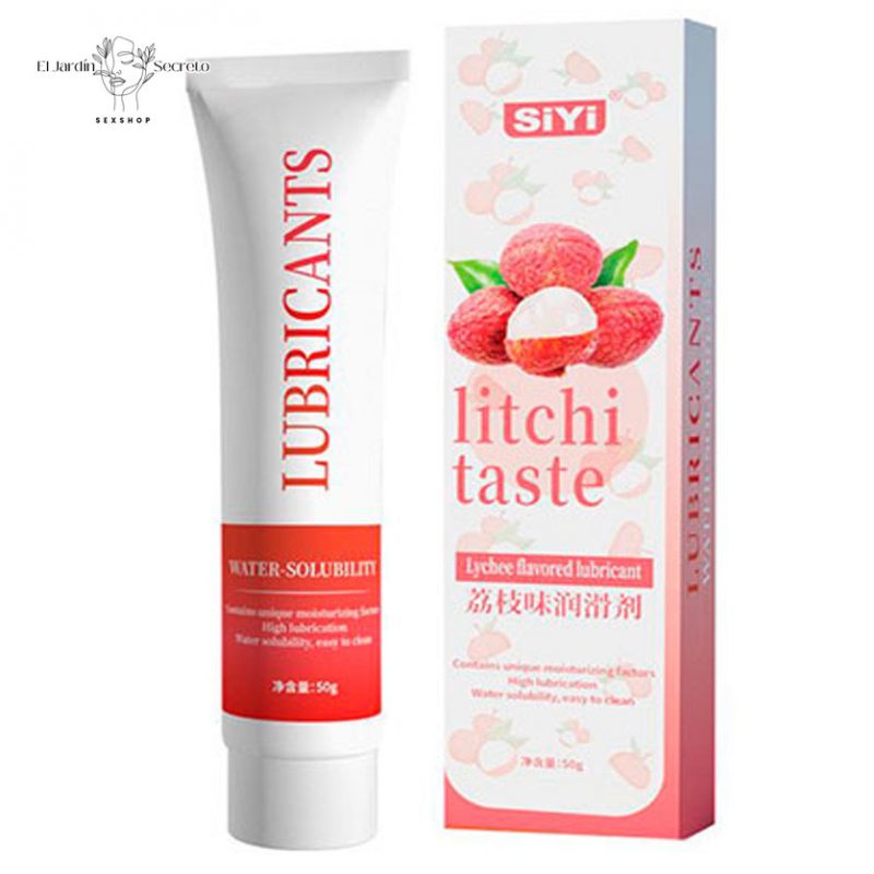 Lubricante Base Agua Sabor Lichi Lub Taste of Litchi Siyi