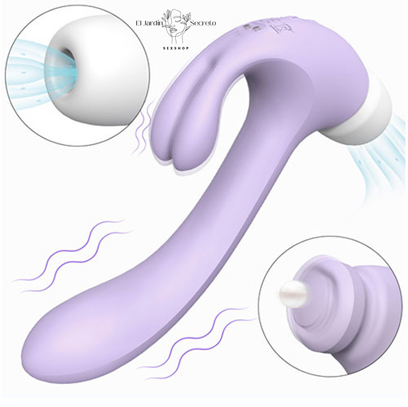 Vibrador Succionador de clítoris y Punto G Hammer Rabbit 4 Vibrador Succionador de clítoris y Punto G Hammer Rabbit