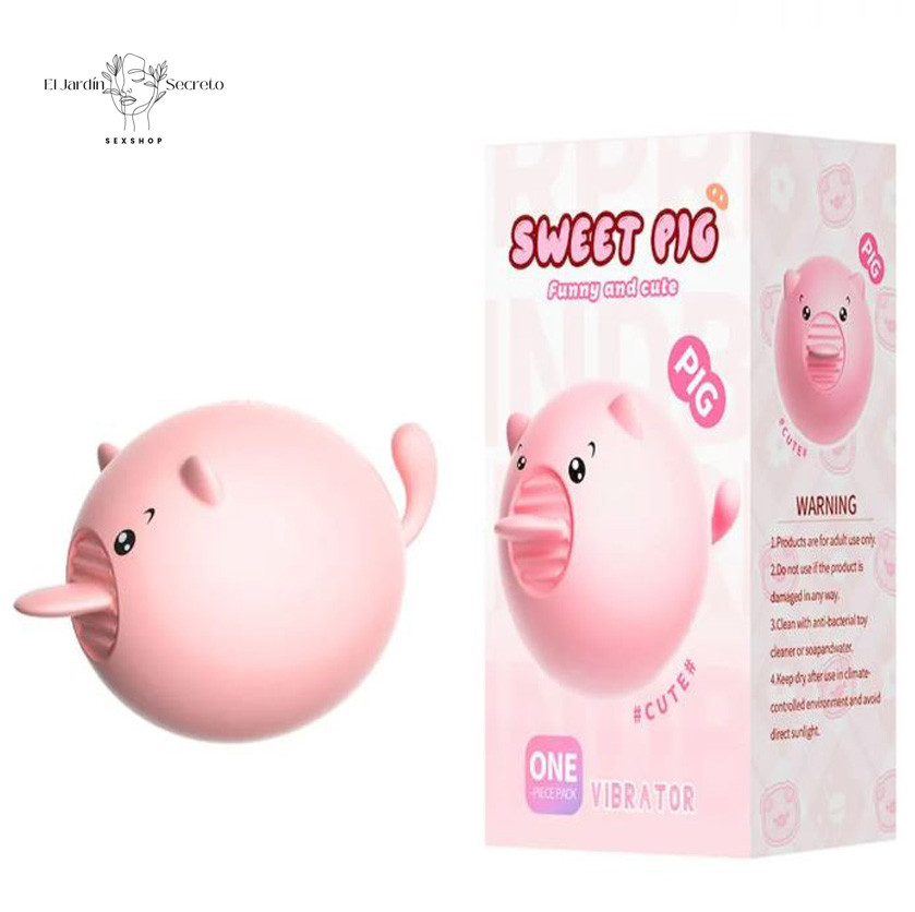 Cerdito Vibrador para Clítoris con Lengueteo Licking Pig Pink Lilo 7 Cerdito Vibrador para Clítoris con Lengueteo Licking Pig Pink Lilo
