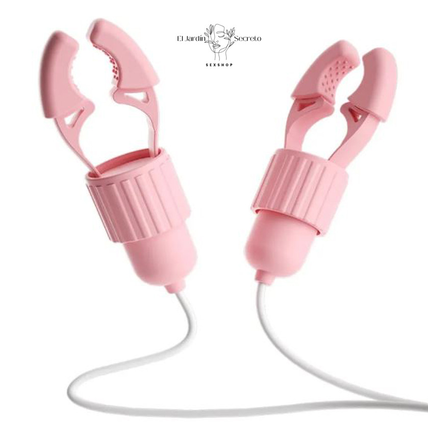 Pinzas con vibración para Pezón BDSM Pink Rabbit Nipple Clip Lilo