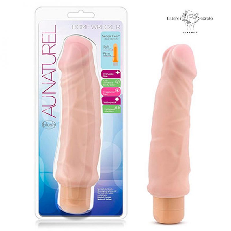 Vibrador 24cm Realista Vibrador Home Wrecker Beige Blush