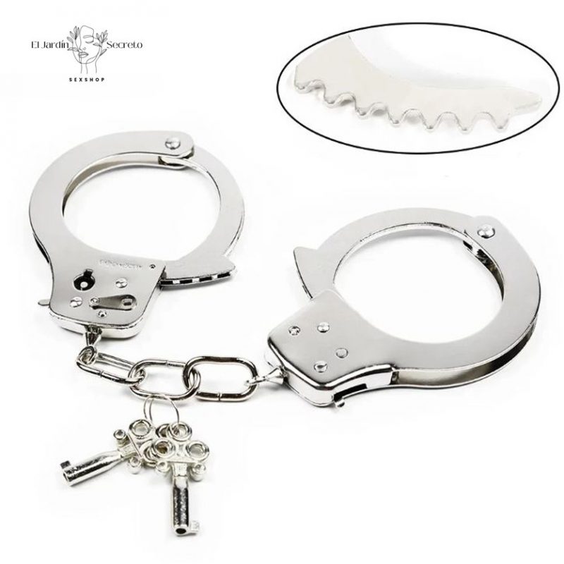 Esposas de Metal con Juego de Llaves Juegos de restricción BDSM