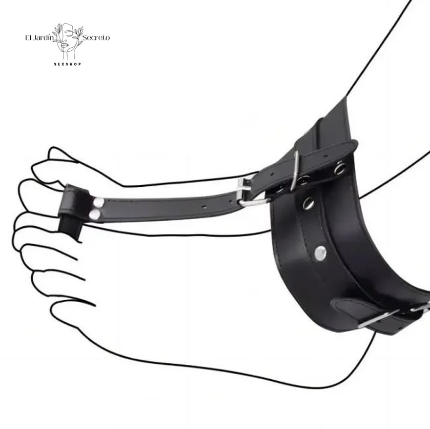 Esposas para muñecas y dedos Cuero Sintético Juegos de restricción BDSM 3 Esposas para muñecas y dedos Cuero Sintético Juegos de restricción BDSM