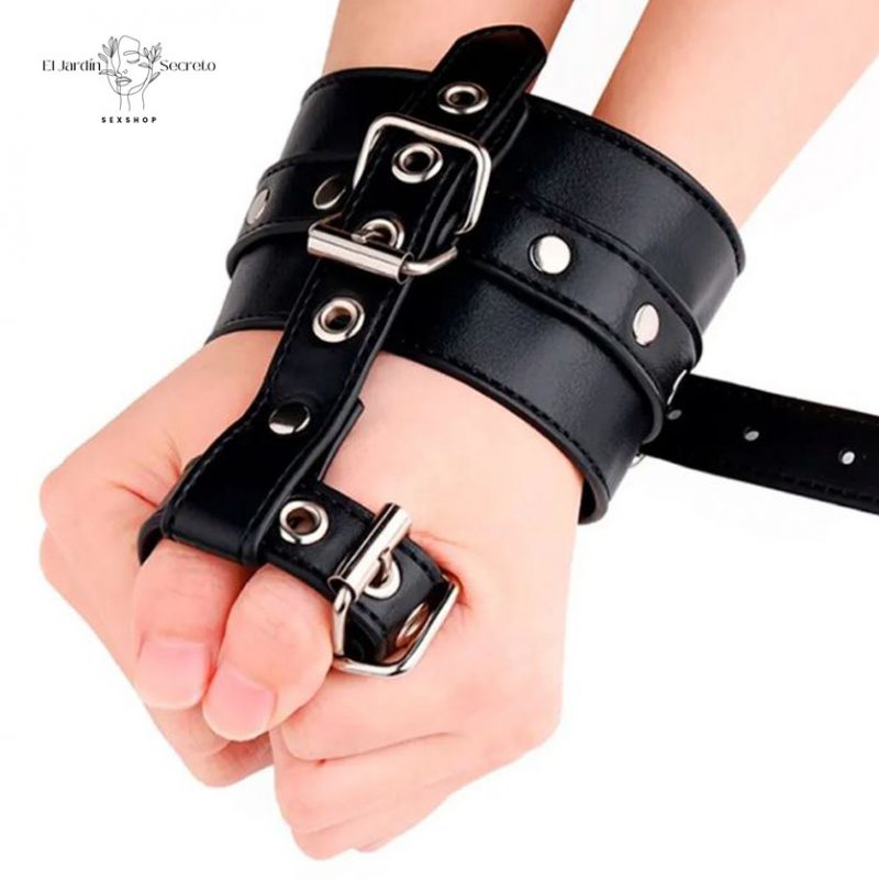 Esposas para muñecas y dedos Cuero Sintético Juegos de restricción BDSM