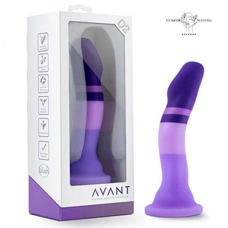 Dildo 19cm D2 Purple Rain Punto G Blush Novelties