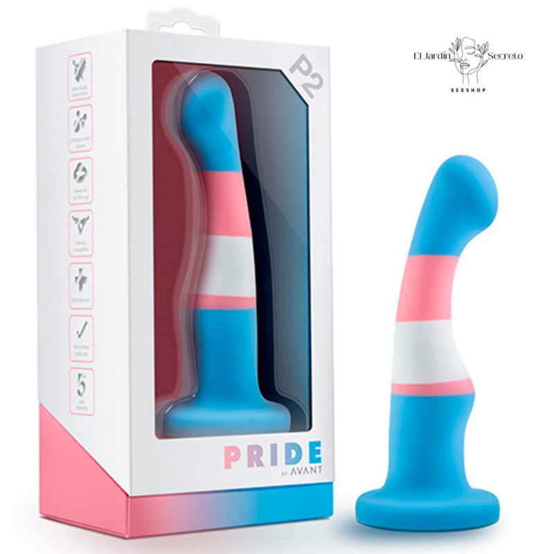 Dildo 15cm Pride P2 True Blue Dildo Punto G Blush Novelties