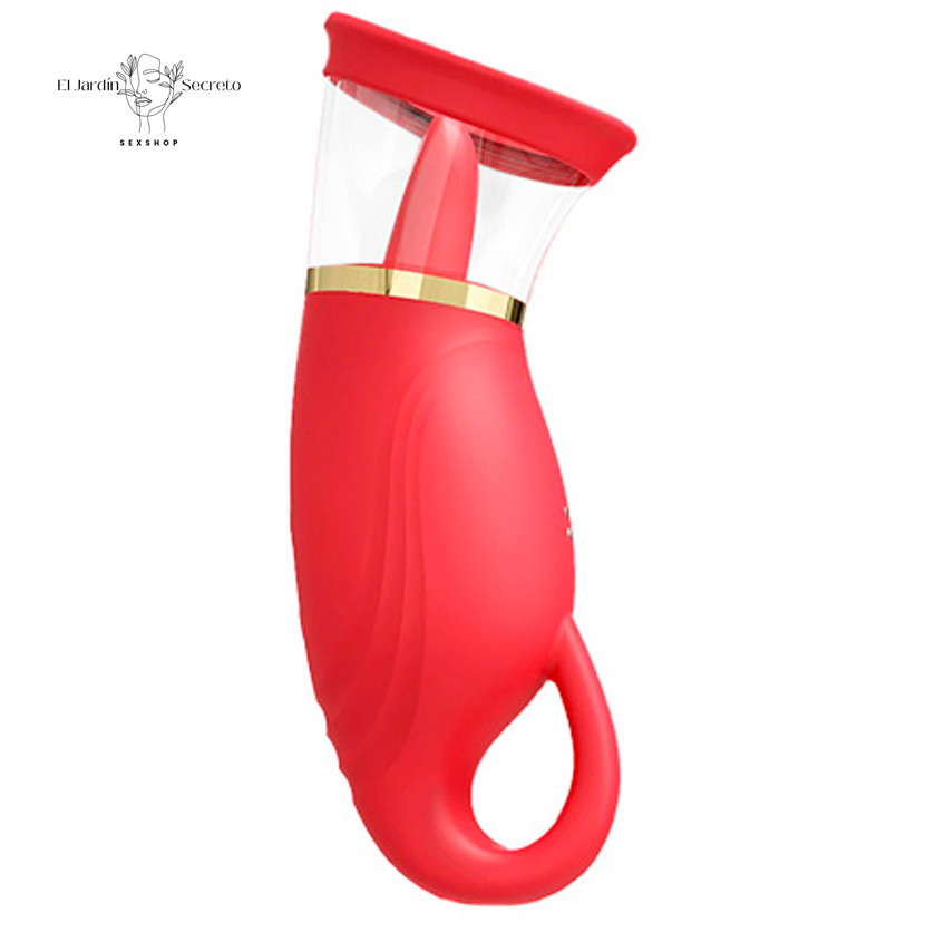 Lengua Vibrador y succionador para clítoris Monica Licking Vibrator Pink Sex Toys 3 Lengua Vibrador y succionador para clítoris Monica Licking Vibrator Pink Sex Toys