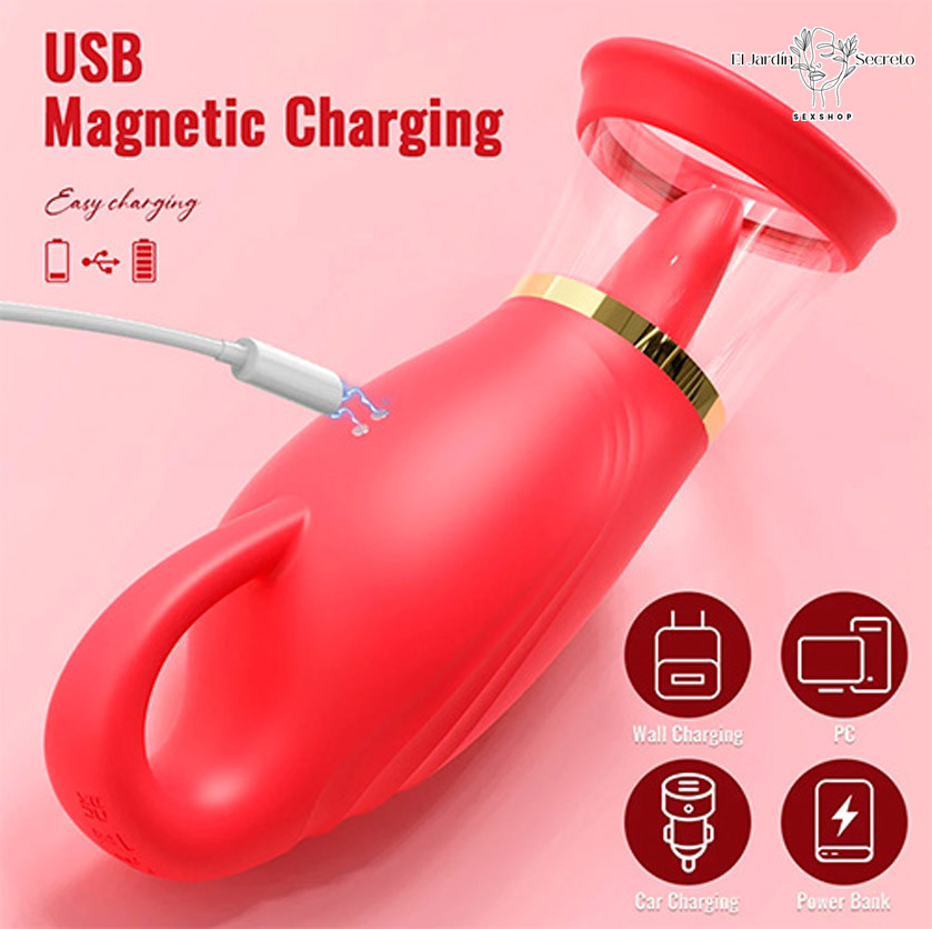 Lengua Vibrador y succionador para clítoris Monica Licking Vibrator Pink Sex Toys 5 Lengua Vibrador y succionador para clítoris Monica Licking Vibrator Pink Sex Toys