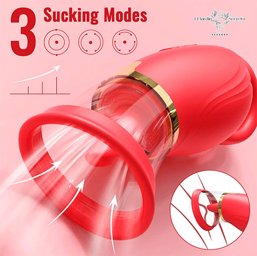 Lengua Vibrador y succionador para clítoris Monica Licking Vibrator Pink Sex Toys 6 Lengua Vibrador y succionador para clítoris Monica Licking Vibrator Pink Sex Toys