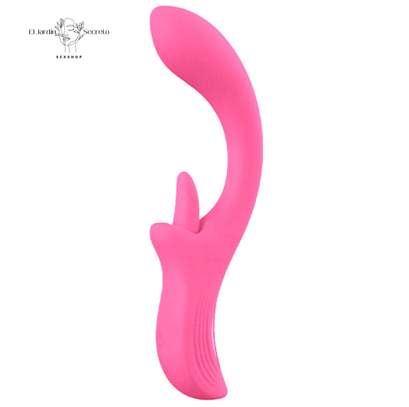 Vibrador Punto g y Lengua para Clítoris Nora G Spot Vibrator Pink Sex Toys 3 Vibrador Punto g y Lengua para Clítoris Nora G Spot Vibrator Pink Sex Toys