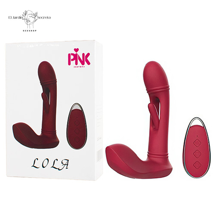 Vibrador 15cm Punto G y Clítoris Lola Pink Sex Toys 3 Vibrador 15cm Punto G y Clítoris Lola Pink Sex Toys