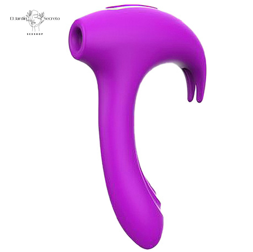 Vibrador y Succionador de Clítoris Martillo Magico Chloé Pink Sex Toys 1 Vibrador y Succionador de Clítoris Martillo Magico Chloé Pink Sex Toys