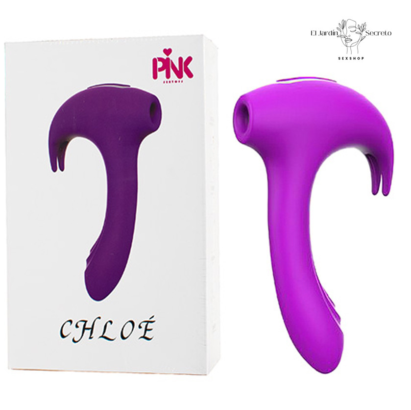 Vibrador y Succionador de Clítoris Martillo Magico Chloé Pink Sex Toys 3 Vibrador y Succionador de Clítoris Martillo Magico Chloé Pink Sex Toys