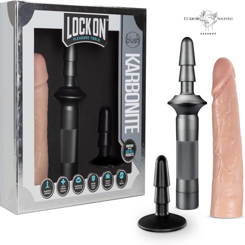 Dildo Consolador 20cm con mago de Aluminio Karbonite Vanilla Blush Novelties