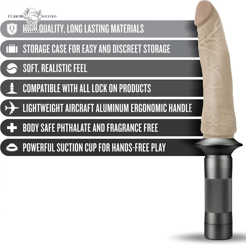 Dildo Consolador 20cm con mago de Aluminio Karbonite Vanilla Blush Novelties 3 Dildo Consolador 20cm con mago de Aluminio Karbonite Vanilla Blush Novelties