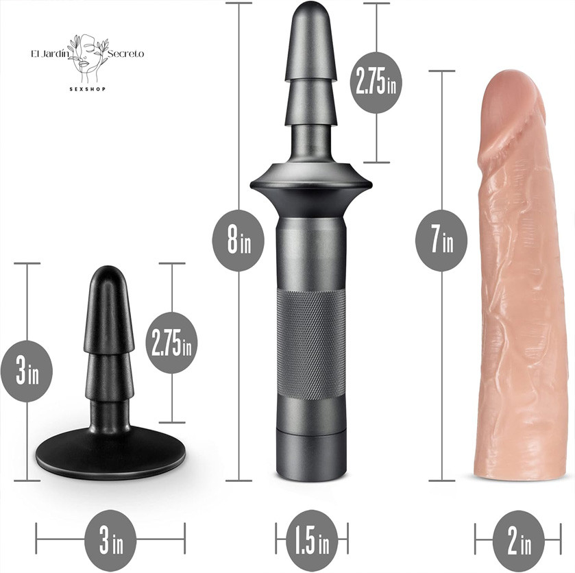 Dildo Consolador 20cm con mago de Aluminio Karbonite Vanilla Blush Novelties 4 Dildo Consolador 20cm con mago de Aluminio Karbonite Vanilla Blush Novelties
