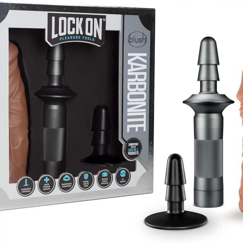 Dildo Consolador 20cm con mago de Aluminio Karbonite Mocha Blush Novelties