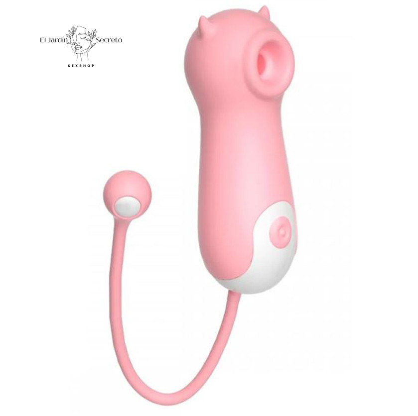 Succionador de Clítoris y Vibrador 20cm QiQi Lilo 5 Succionador de Clítoris y Vibrador 20cm QiQi Lilo