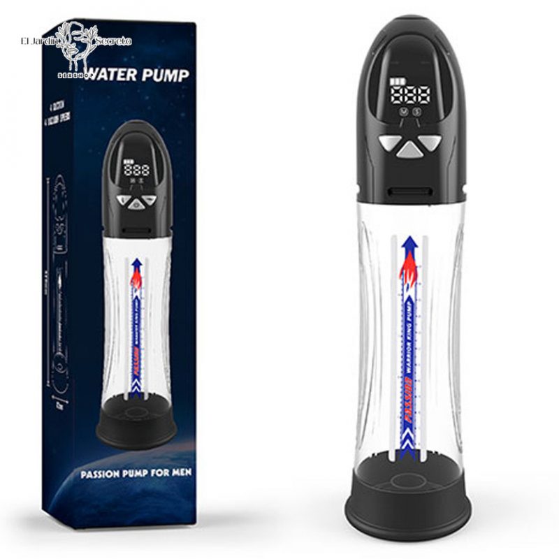 Bomba de Succión para pene agua LCD Passion Pump Rechargeable
