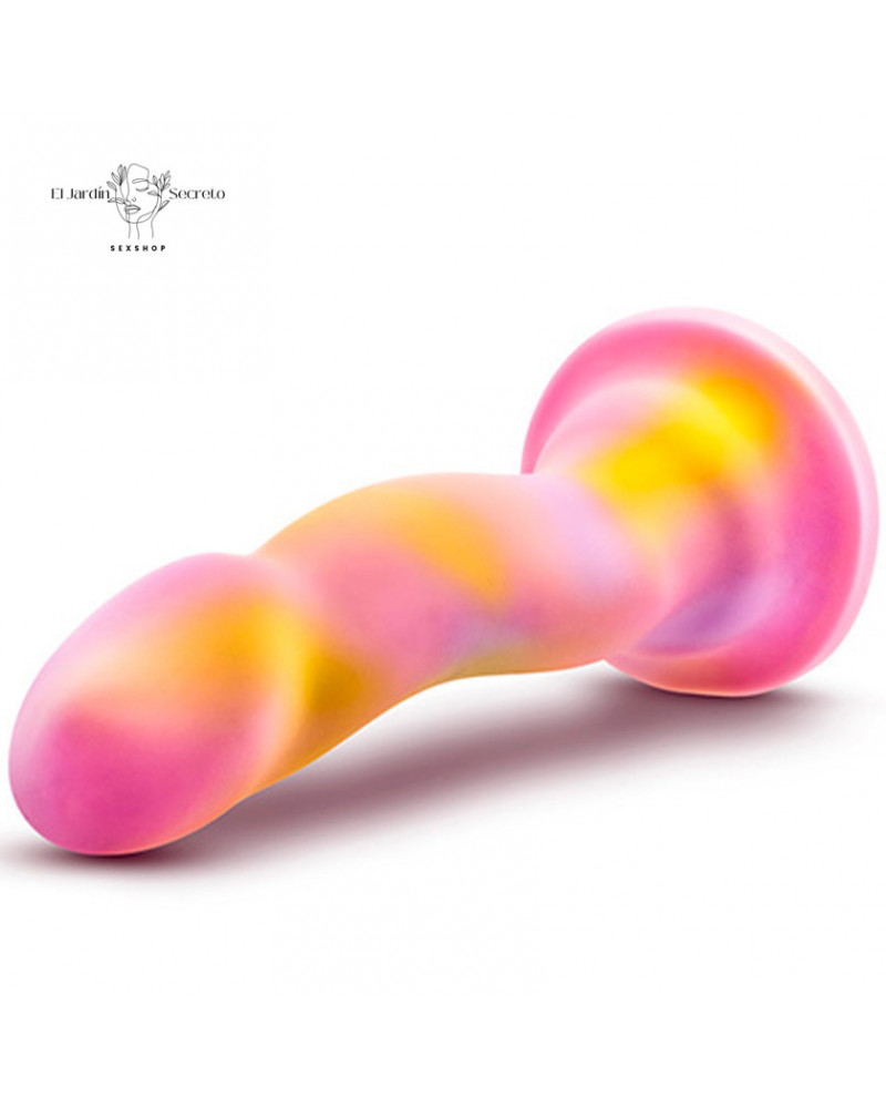 dildo 19cm suns out pink dildo punto g blush novelties