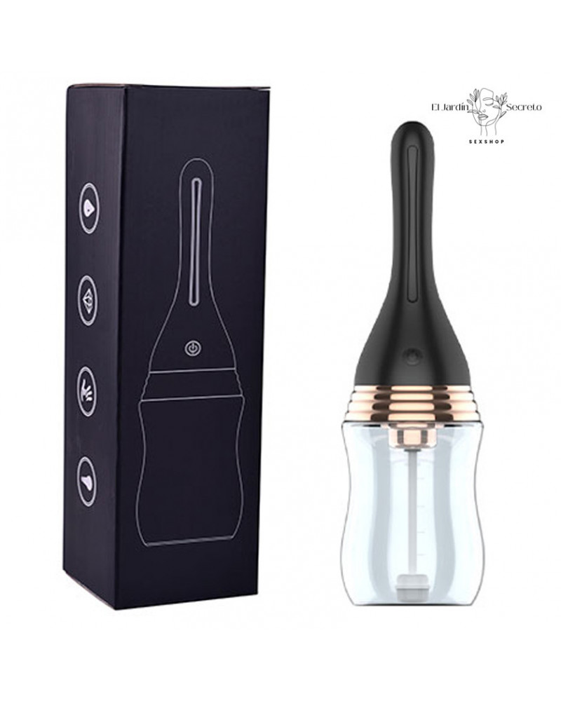 Ducha 27cm Enema Anal con Vibrador y Chorro de agua Limpieza Anal 4 ducha 27cm enema anal con vibrador y chorro de agua limpieza anal