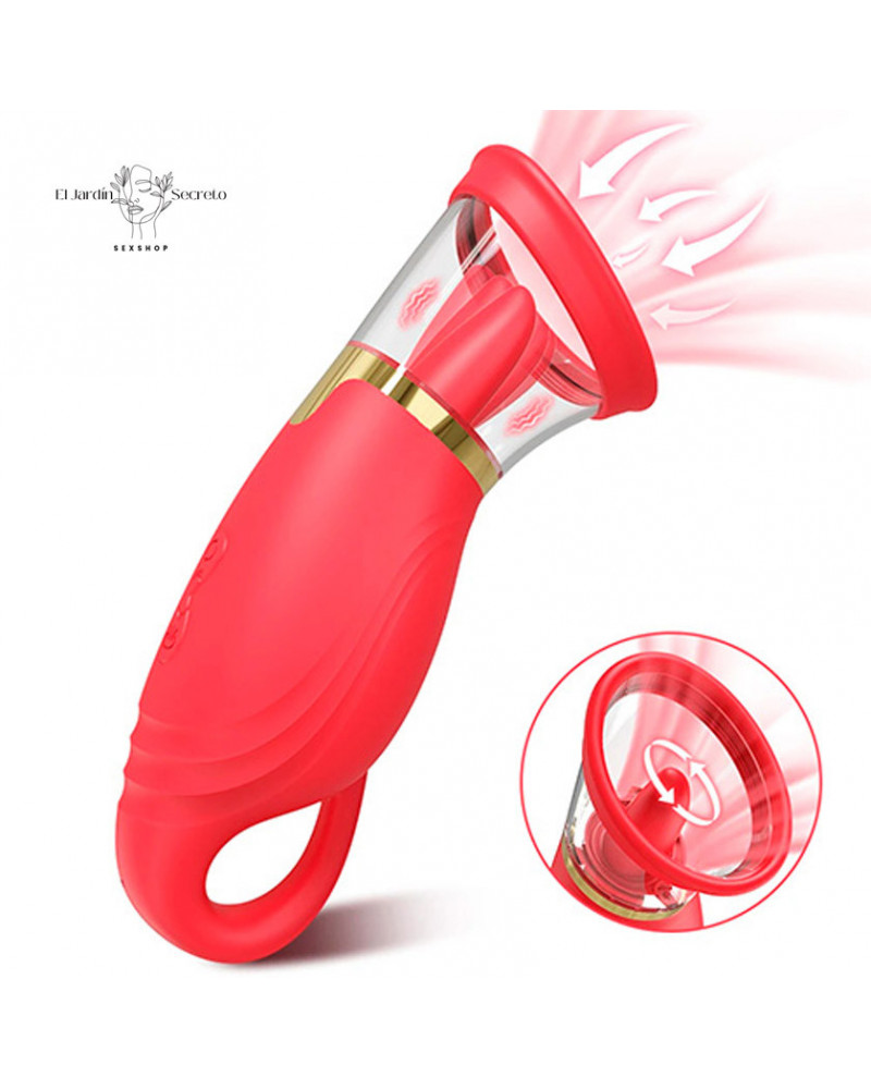 Lengua Vibrador y succionador para clítoris Monica Licking Vibrator Pink Sex Toys 8 lengua vibrador y succionador para clitoris monica licking vibrator pink sex toys