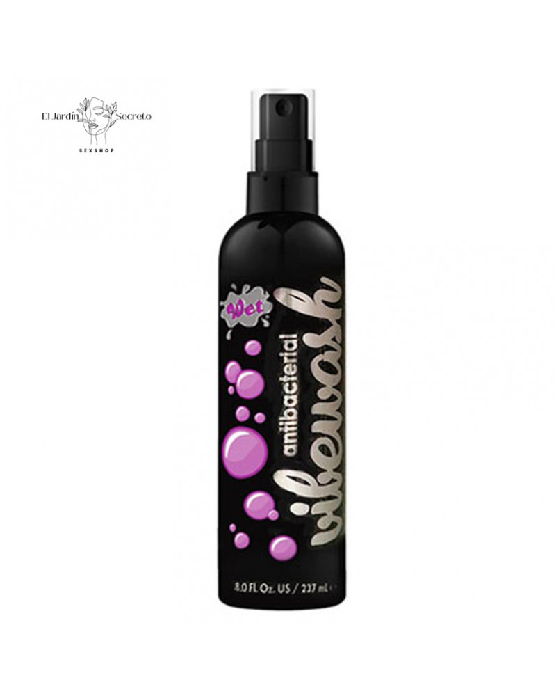 Limpiador Antibacterial para juguetes sexuales Vibe Wash Wet 3 limpiador antibacterial para juguetes sexuales vibe wash wet