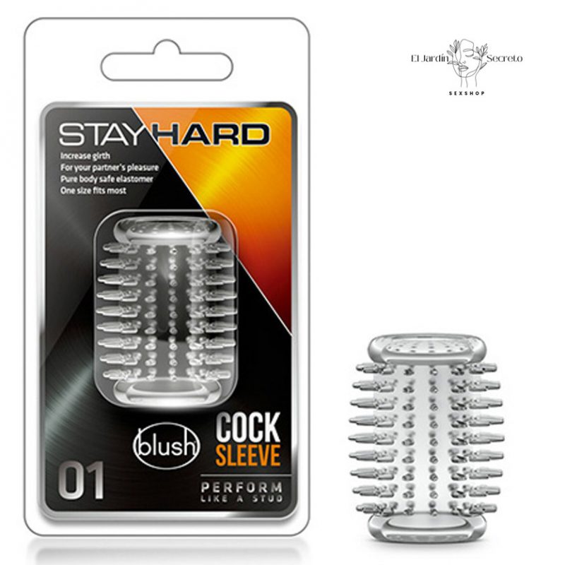 Anillo Funda Para Pene Cock Sleeve 01 Clear Blush Novelties